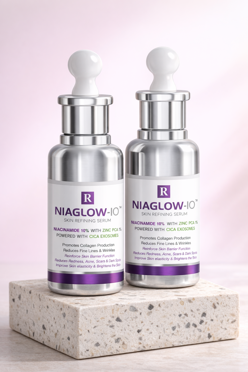 NIAGLOW-IO SKIN REFINING SERUM | POWERED WITH CICA EXOSOME (1, 30 ml)