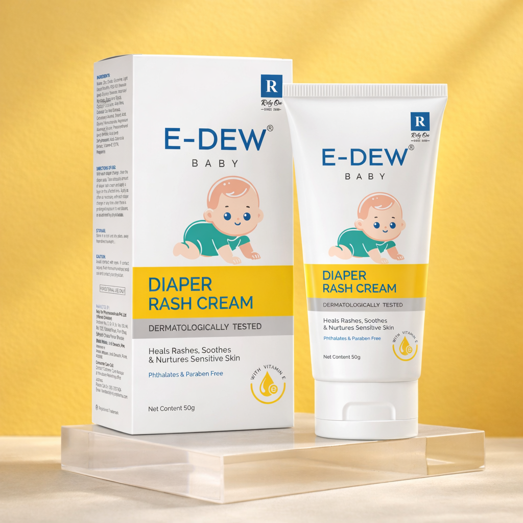 E Dew Baby Diaper Rash Barrier Cream