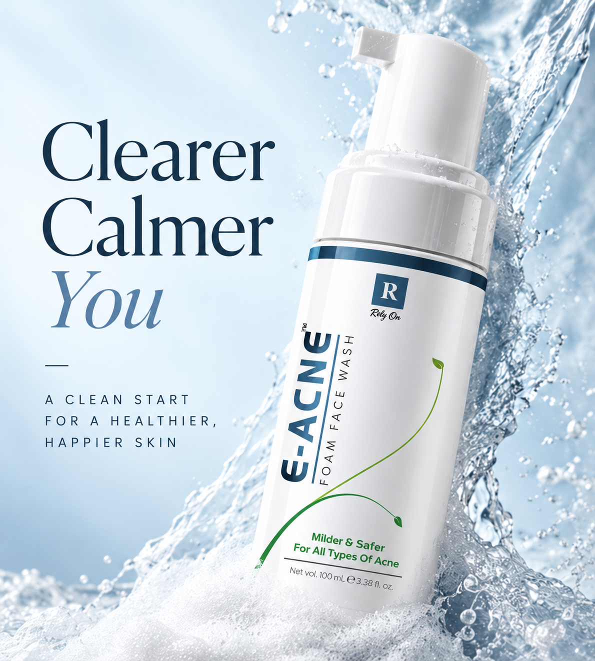 E-Acne Foaming Face Wash