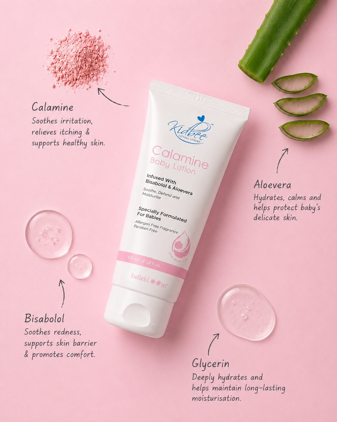Kidbee Baby Calamine Lotion (60ml)