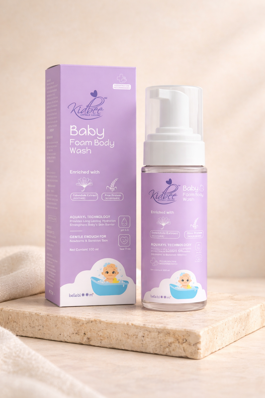Kidbee Baby Foam Body Wash (100ml)