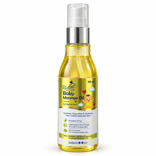 Kidbee Baby Massage Oil for Body and Hair (100ml)